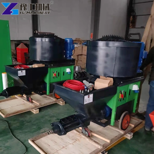 cement plaster spray machine price