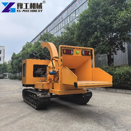 crawler remote control wood pulverizer