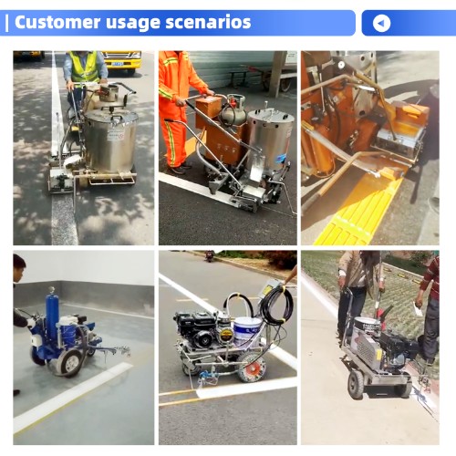 road striping machine