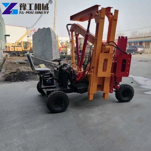 guardrail pile driver factory