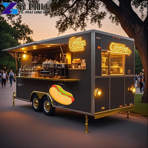 hot dog trailer cart