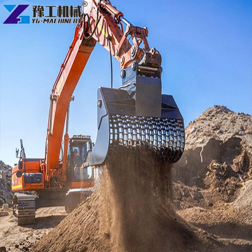 mini excavator screening bucket