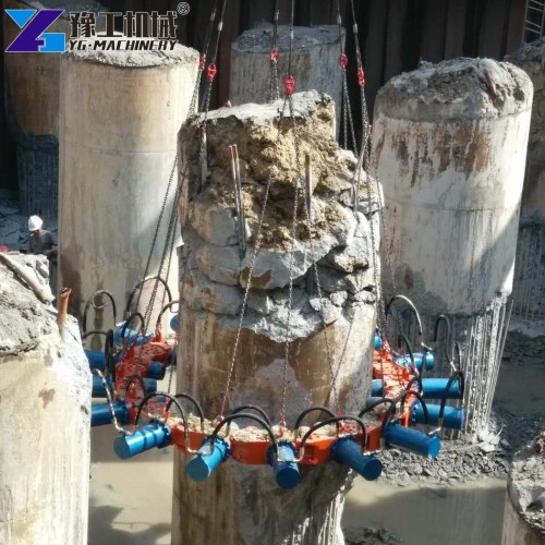 pile breaking machine