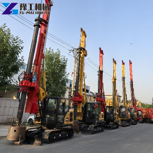 rotary drilling rig machine price