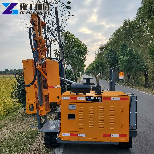solar pile driver machine for sale
