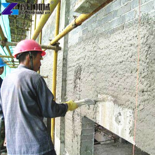 cement plaster spray machine price