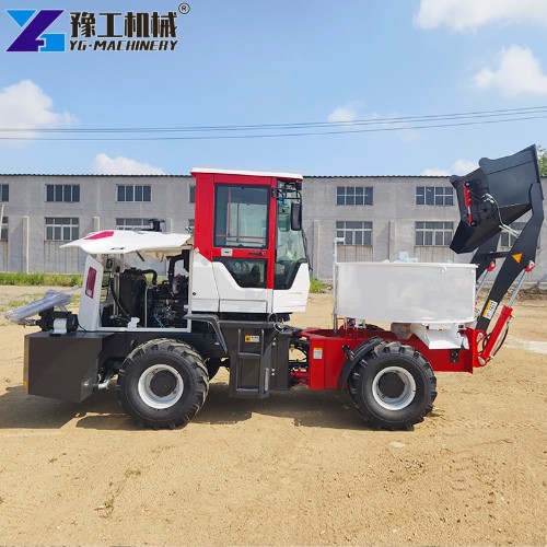 self loading concrete mixer with pump price