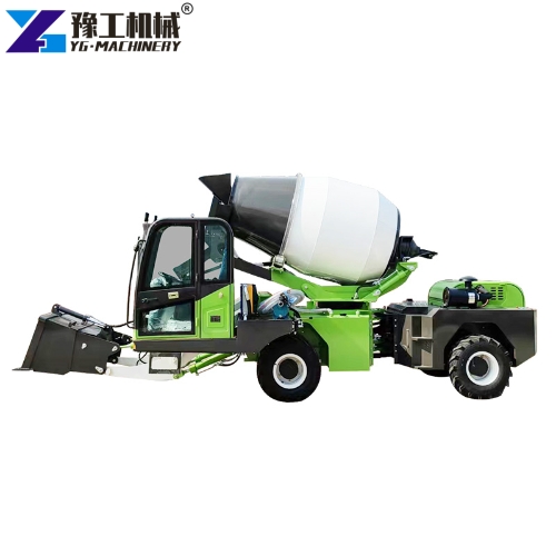 self loading concrete mixer