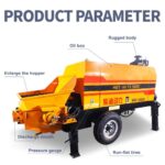 concrete pump trailer price