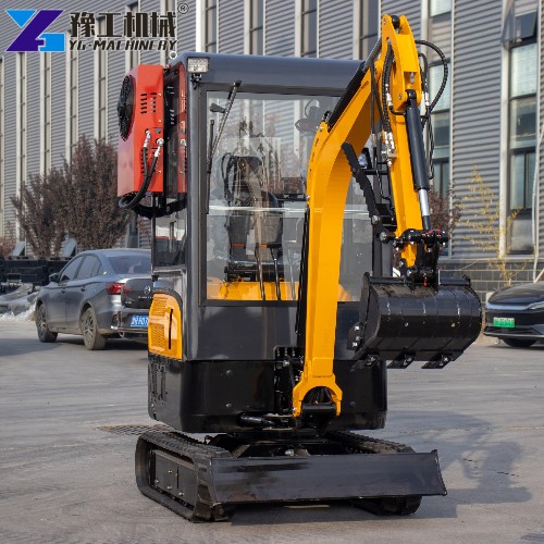 air-conditioned compact excavator