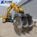 excavator saw attachment