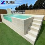 rock slab swimming pool