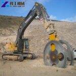 saw attachment for excavator