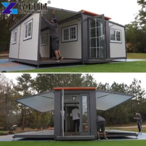 Quick assembly expandable prefab house