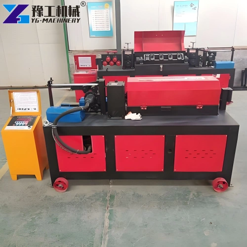 rebar straightening and cutting machine
